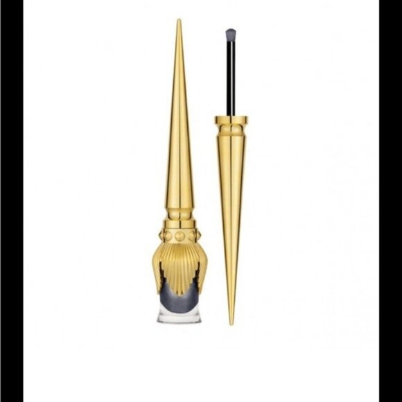 NEW Christian Louboutin shimmer Metallic Eye Color Saphire Noir Black Sapphire